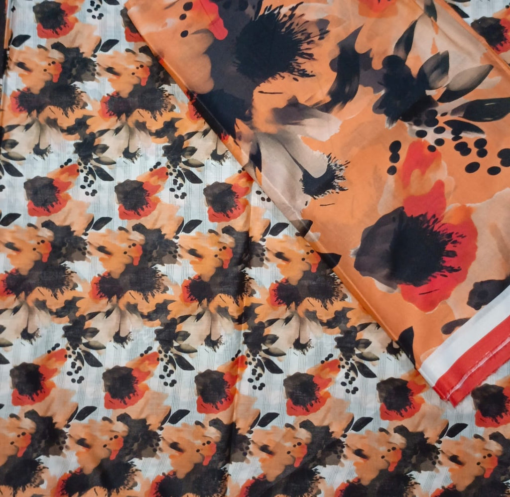 3-Piece Digital Printed Lawn Suit
