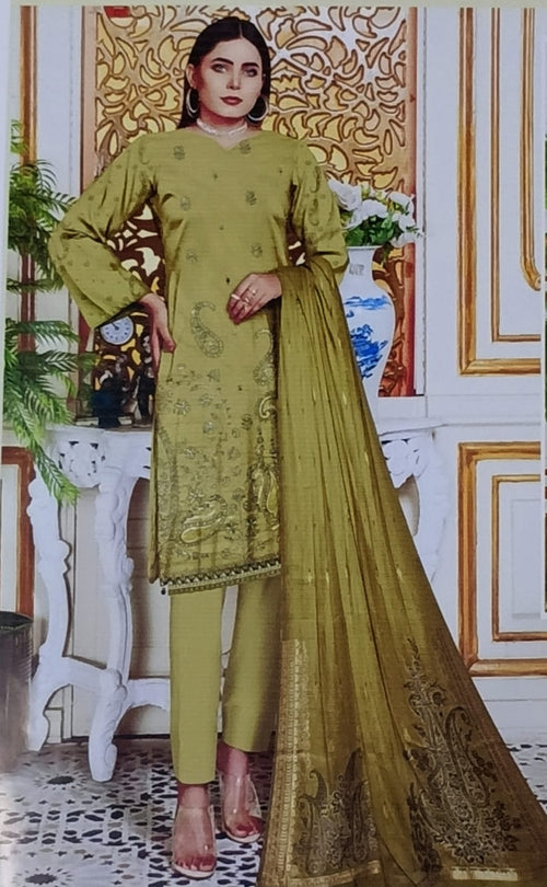 AIRJET DORIYA LAWNAPPLIQUE EMBORIDED SUIT